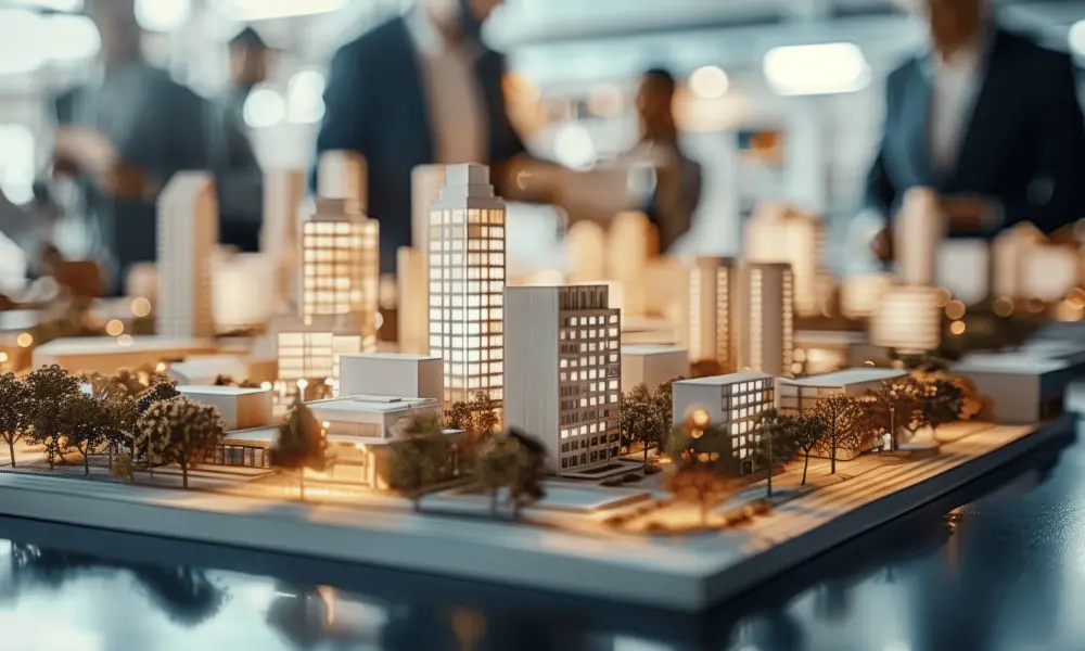 نمایی از پلتفرمهای آنلاین املاک که با استفاده از PropTech طراحی شدهاند