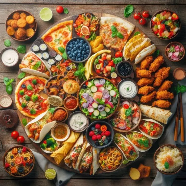 غذاهای گیاهی و پروتئینی مانند لوبیا و سبزیجات