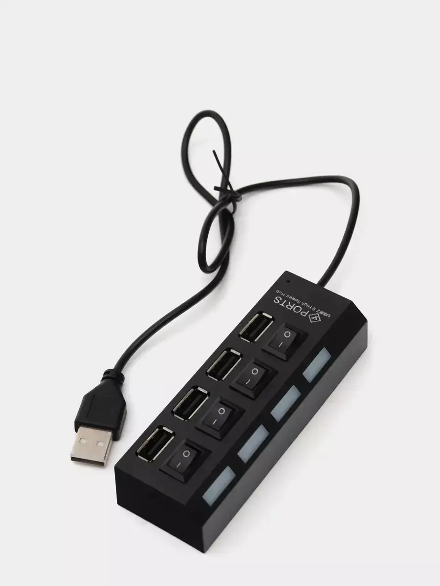 چندراهی USB با طراحی مدرن و پورت‌های متعدد برای استفاده در محیط‌های مختلف