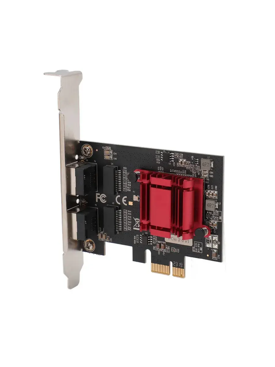 نمونه کارت شبکه گیگابیتی با پورت RJ-45 و SFP