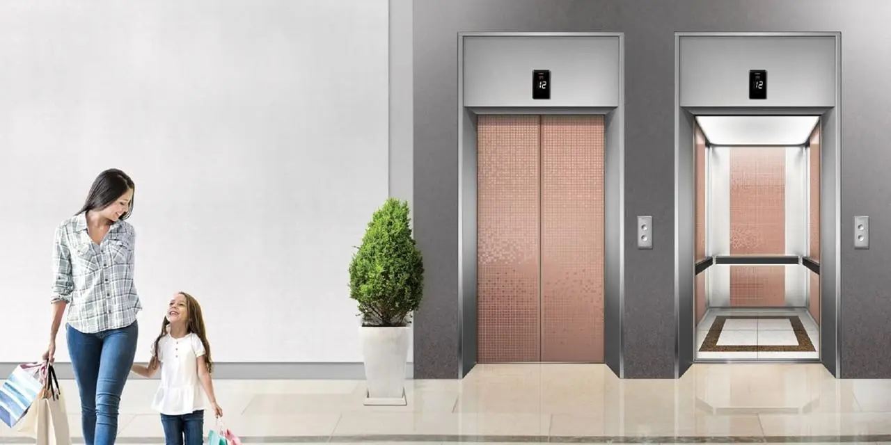 نصب آسانسور در ساختمان مسکونی با کابین مدرن