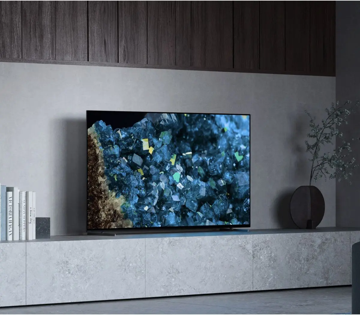 تلویزیون سونی با پنل OLED و طراحی نازک برای نصب بر روی دیوار