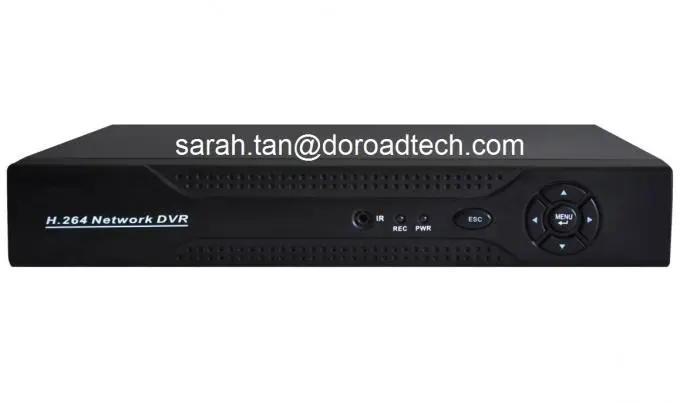نمونه‌ای از سیستم نظارت با دوربین‌های مختلف و دستگاه DVR برای مدیریت ویدئوهای ضبط‌شده