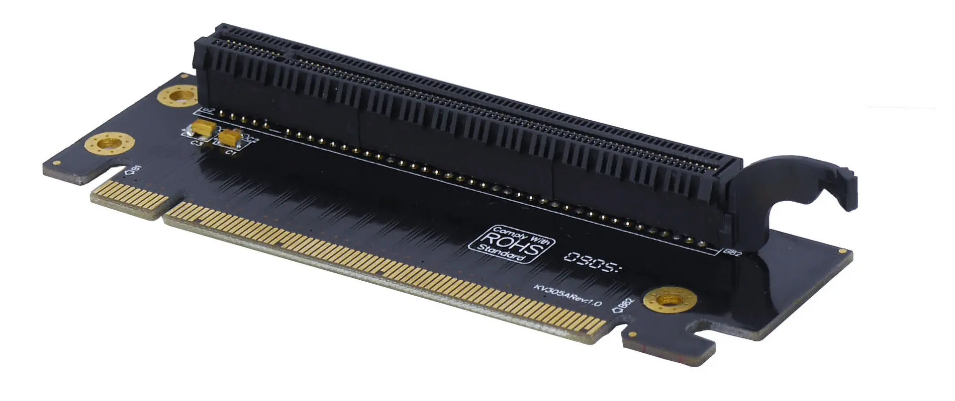 کارت PCIe 16x تک‌سلتی که برای افزایش ظرفیت ارتباطی در سیستم‌ها استفاده می‌شود