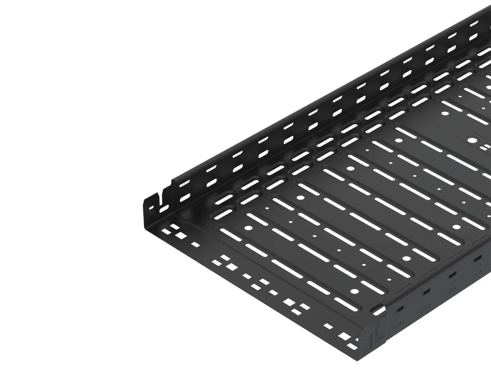 سینی کابل مدرن با سیستم نصب آسان و طراحی مناسب برای سازماندهی کابل‌ها در زیر میزها
