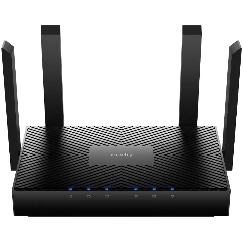 نمونه‌ای از یک روتر مدرن با پورت‌های اترنت و امکانات Wi-Fi