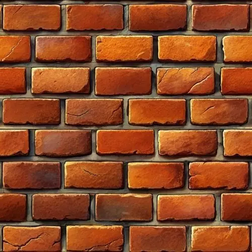آجرهای سنتی با ابعاد متفاوت و سطح ناهموار
