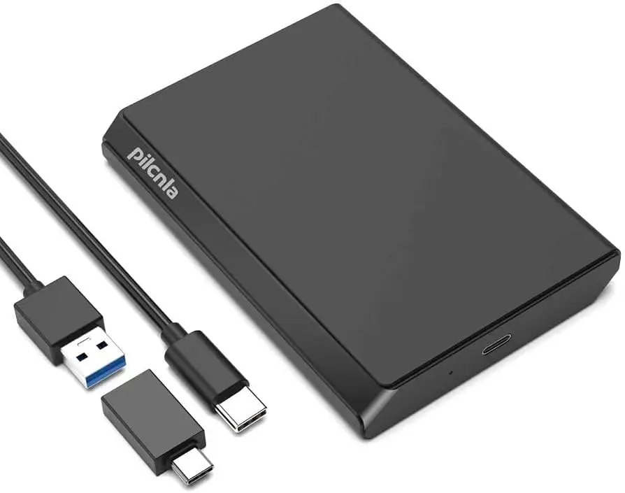 هارد اکسترنال با طراحی مدرن و کابل USB
