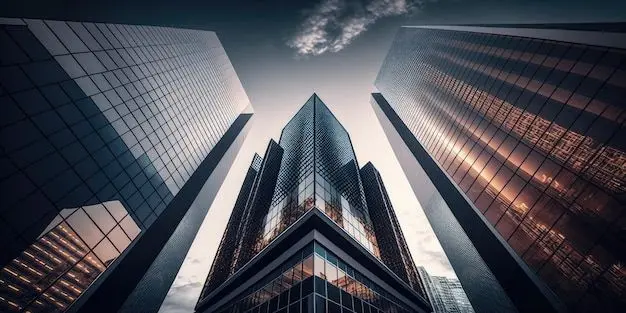 نمونهای از ساختمان با جهتگیری مناسب برای نورگیری در روزهای مختلف سال
