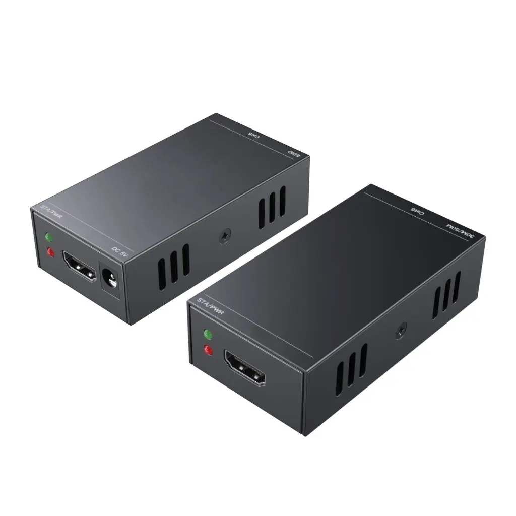 نمونهای از اکستندر HDMI با طراحی کوچک و قابل حمل برای استفاده در محیطهای مختلف