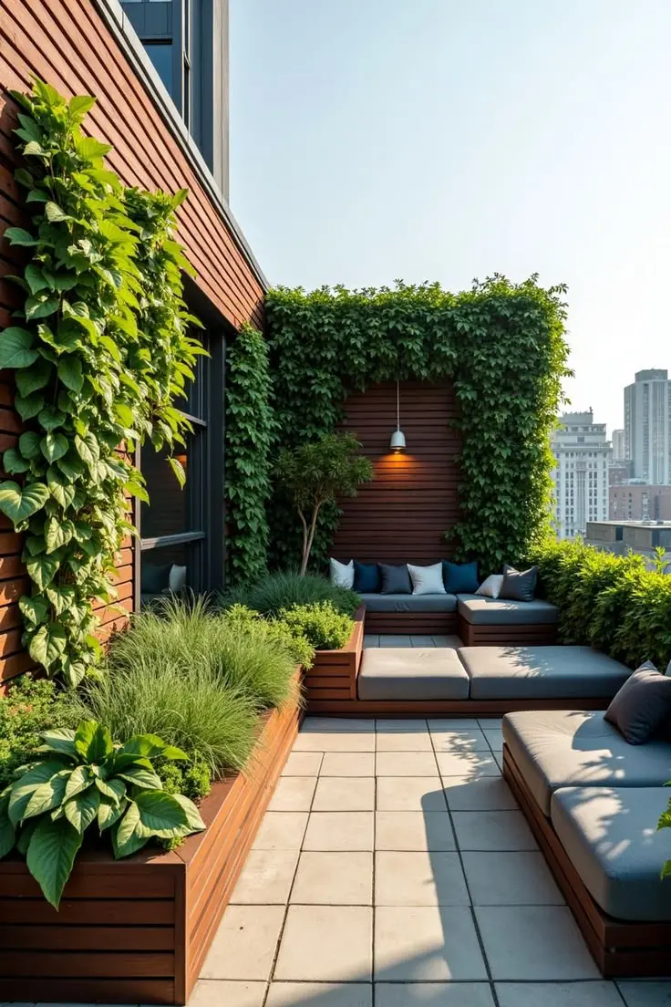 لایهبندی یک بام سبز با مواد مختلف برای حمایت از گیاهان