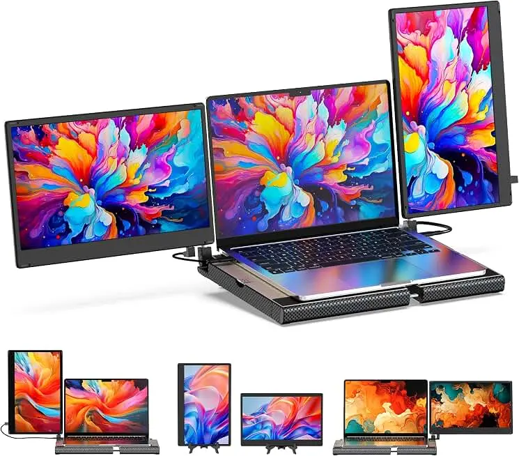 مانیتور پرتابل با باتری داخلی برای استفاده مستقل