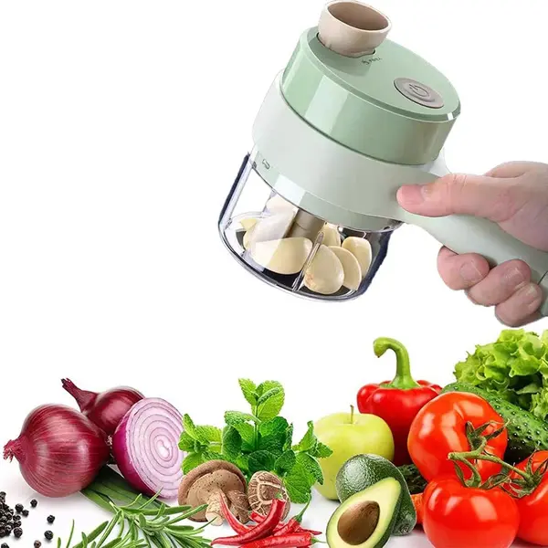 سبزی خردکن الکتریکی با ظرفیت بالا و طراحی مدرن برای استفاده خانگی