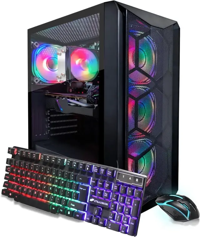 سیستم کامپیوتری با سخت‌افزار مناسب برای بازی که شامل CPU و GPU قوی است