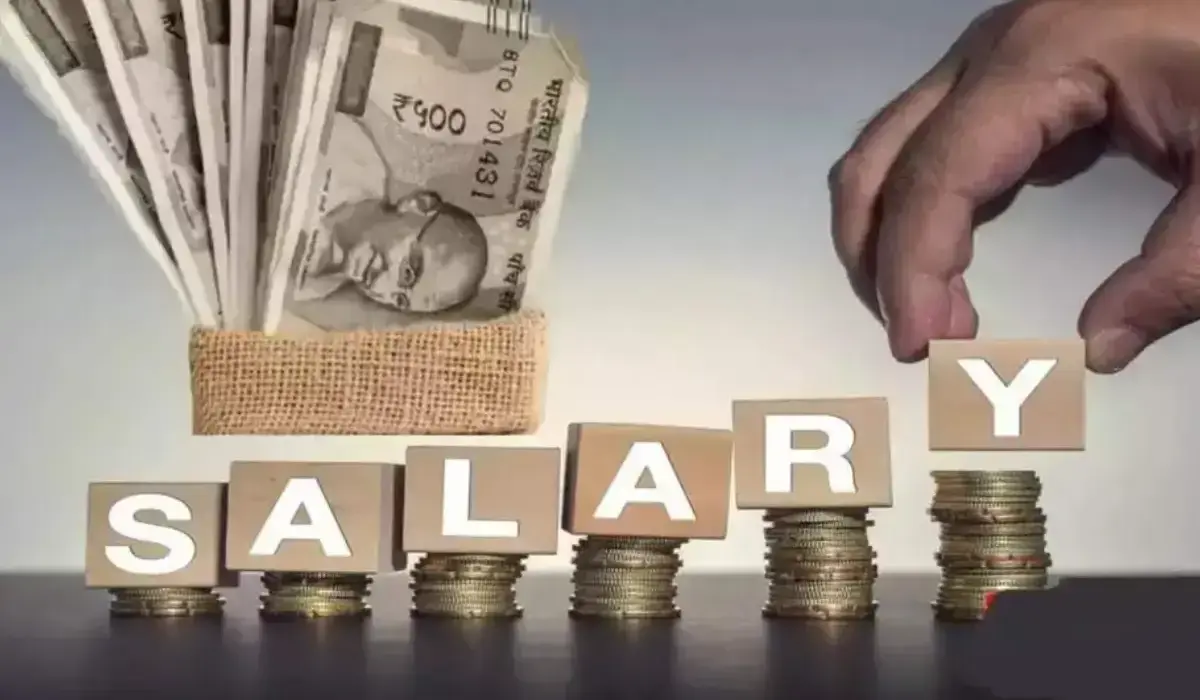 نمونه‌ای از جدول حقوق و مزایا در یک قرارداد کار که شامل حقوق ناخالص و خالص است