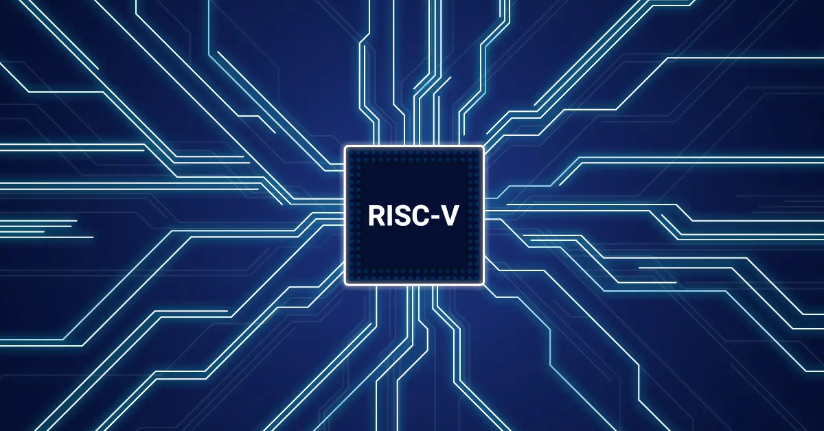 نمودار مقایسه‌ای بین معماری‌های مختلف تراشه از جمله RISC-V، ARM و x86