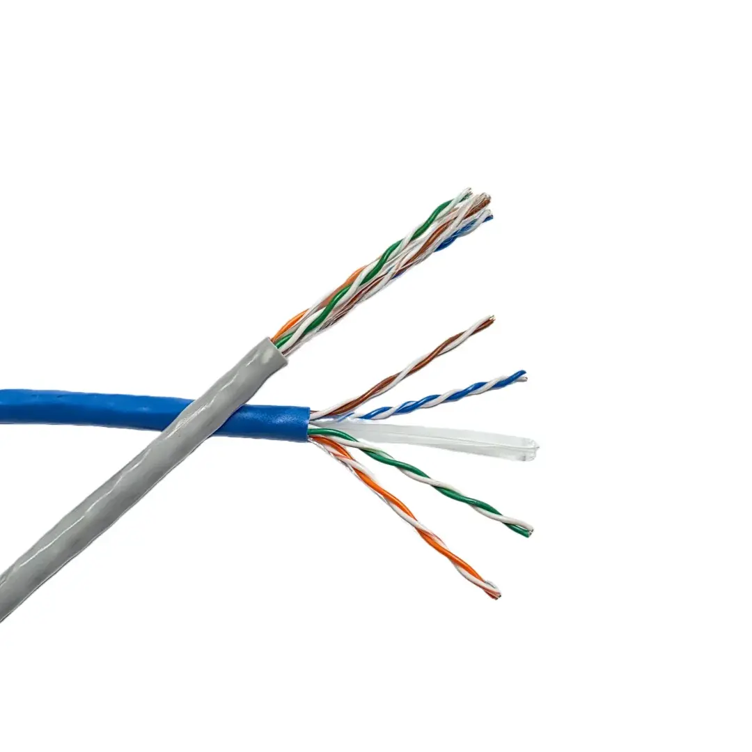 کابل شبکه Cat6 UTP در پولی ۳۰۵ متری برای نصب در دیوار و محیط‌های اداری