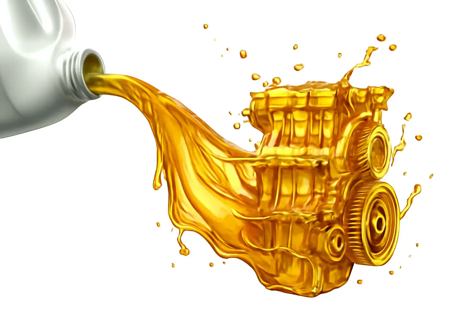مکمل‌های مختلف روغن موتور در کنار یکدیگر