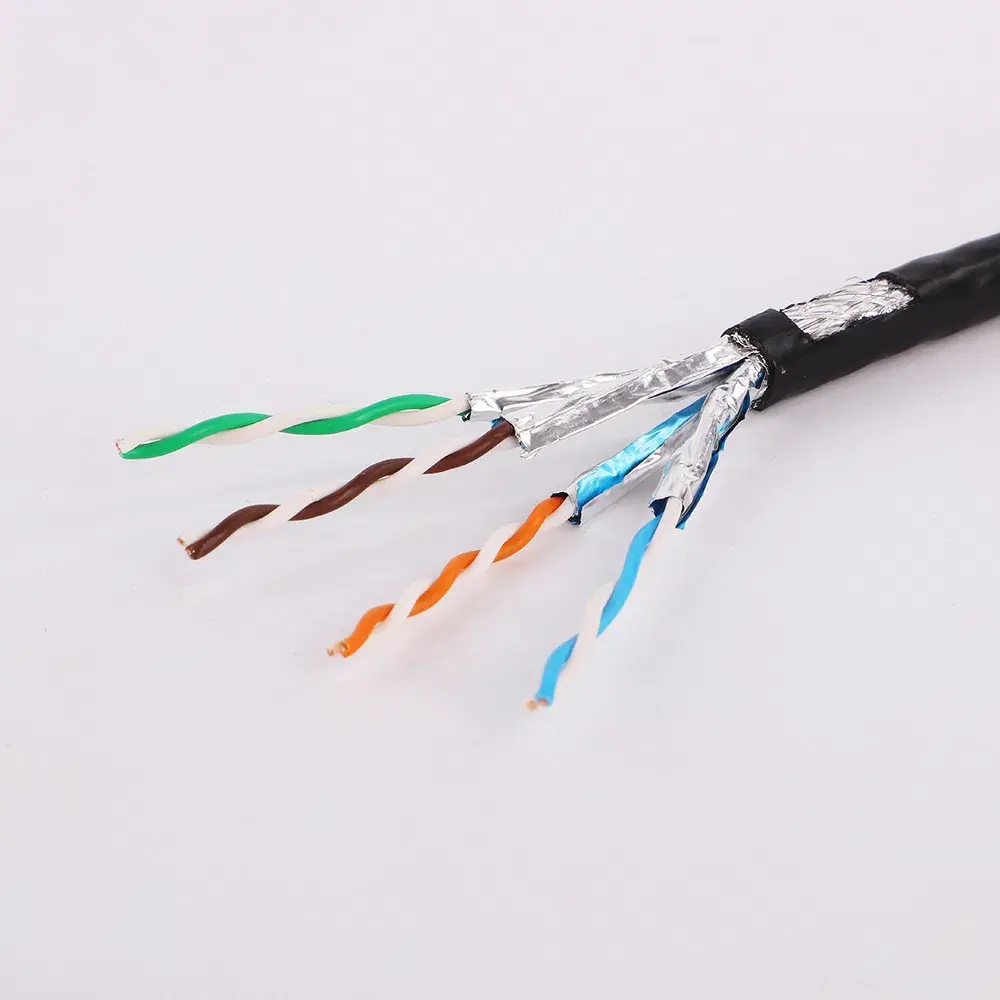 کابل Cat7 با محافظت کامل S/FTP با محافظت خارجی و داخلی