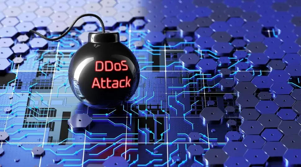 نمایش گرافیکی انواع حملات DDoS و روش‌های مقابله با آن‌ها