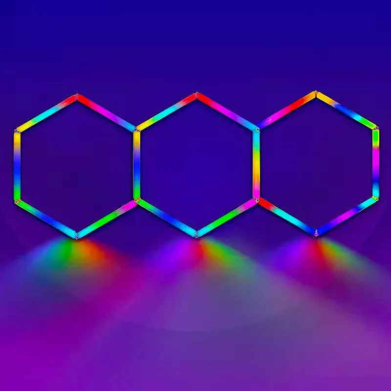نور RGB هگزاگون برای نورپردازی گسترده در استودیو عکاسی