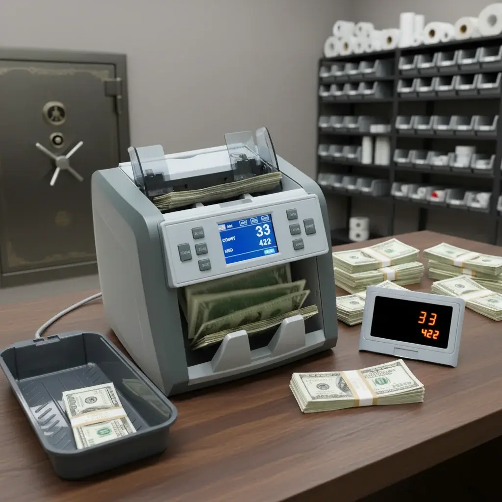 دستگاه پول شمار خودکار با سرعت بالا و تشخیص خودکار ارز