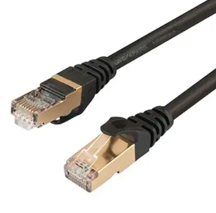 ساختار داخلی کابل Cat7 با چهار جفت سیم مسی و محافظت کامل