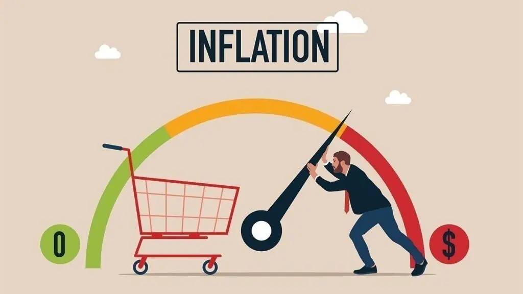نمودار مقایسه نرخ تورم و افزایش حقوق در بخش‌های مختلف اقتصادی