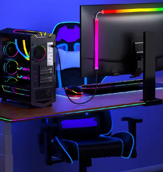 چراغ RGB هوشمند با قابلیت تنظیم از طریق اپلیکیشن و کنترل از راه دور