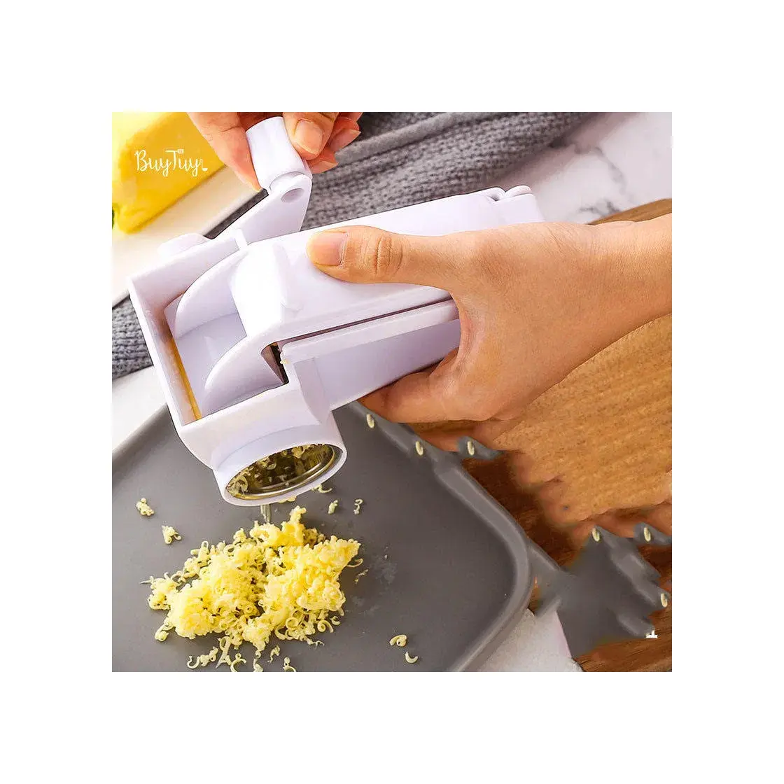 رنده دستی ضدزنگ با دسته راحت برای استفاده آسان و بهداشتی