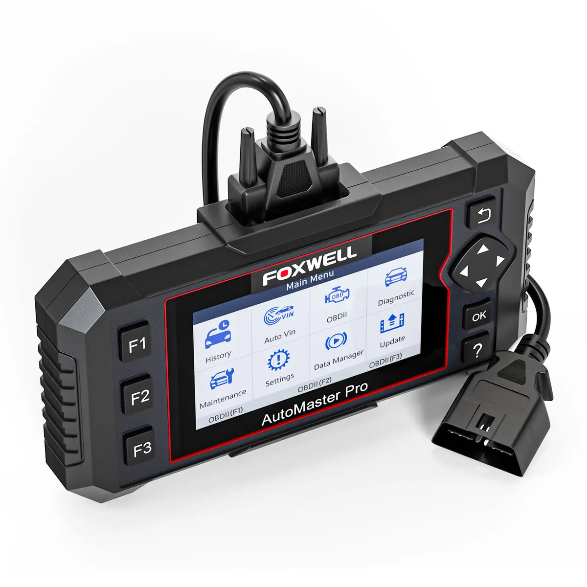 دیاگ حرفه‌ای خودرو در حال تشخیص خطا از طریق اتصال به پورت OBD2