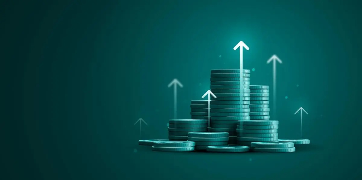 نمودار رشد مالی با خطوط صعودی و نزولی نشان‌دهنده چرخه‌های طبیعی بازار