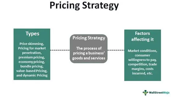 نمودار استراتژی قیمت‌گذاری پویا در کسب‌وکارهای مدرن