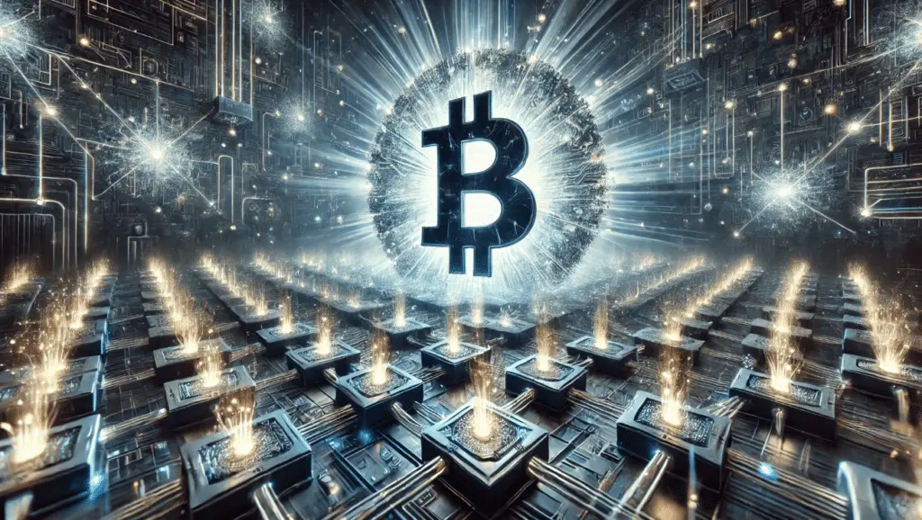 نمودار فرایند استخراج بلاک در شبکه بیتکوین و تأیید تراکنشها