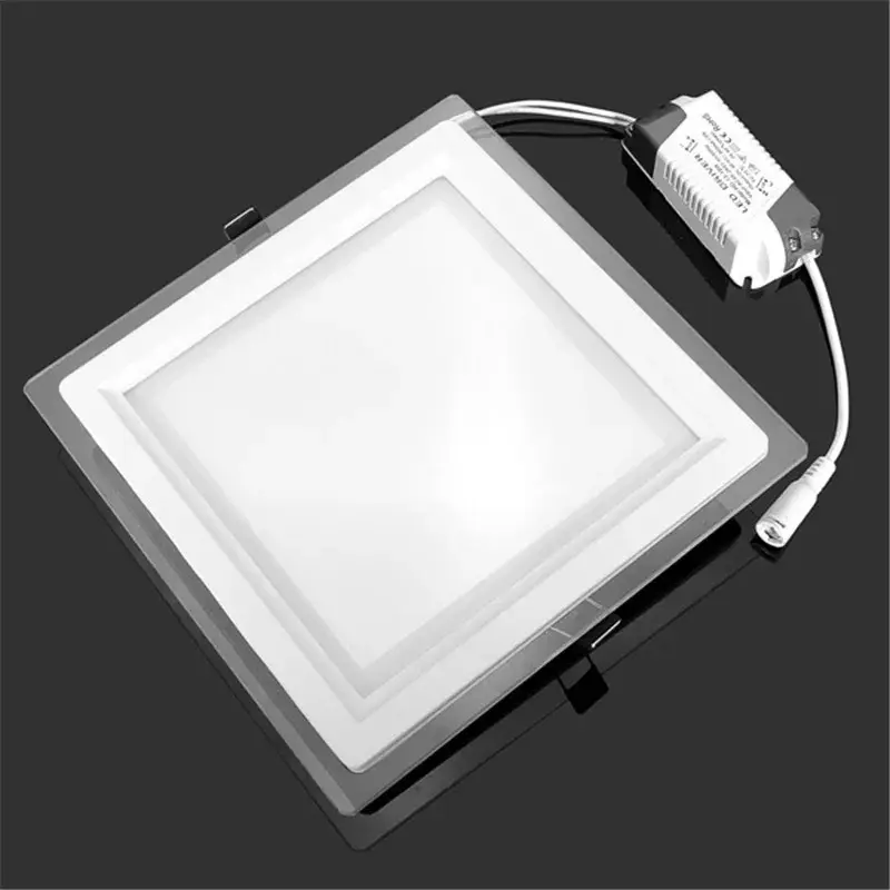 پنل LED مربعی با شیشه و روشنایی بالا برای استفاده در فضاهای تجاری