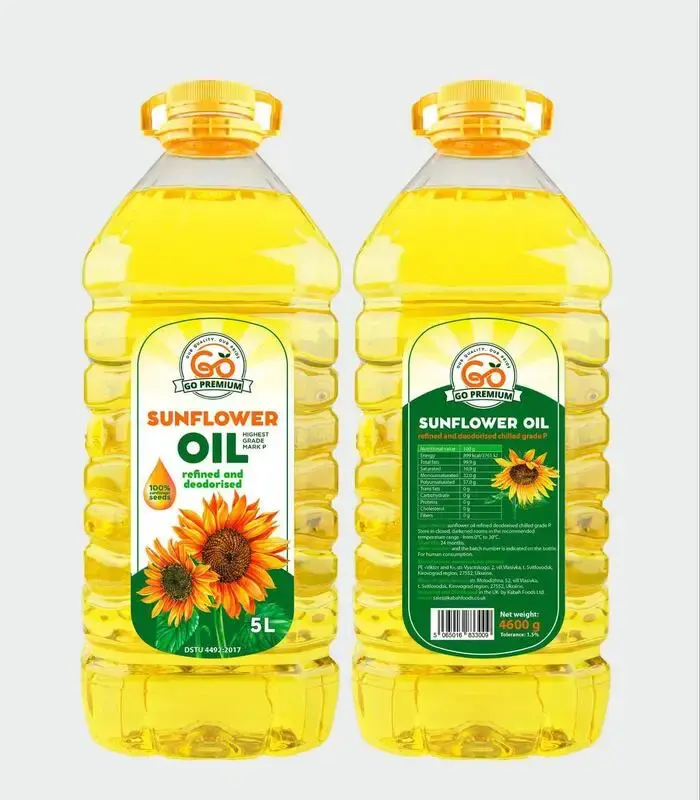 روغن آفتابگردان در حال استفاده در آشپزی