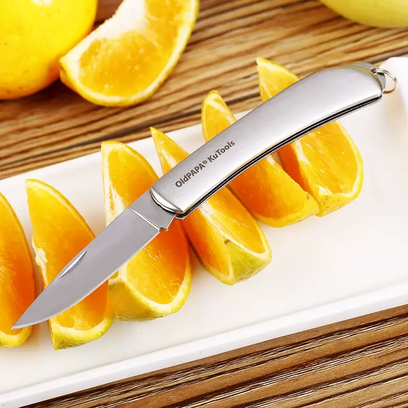 چاقوی میوه خوری با لبه موج‌دار برای برش میوه‌های نرم مانند موز و انبه