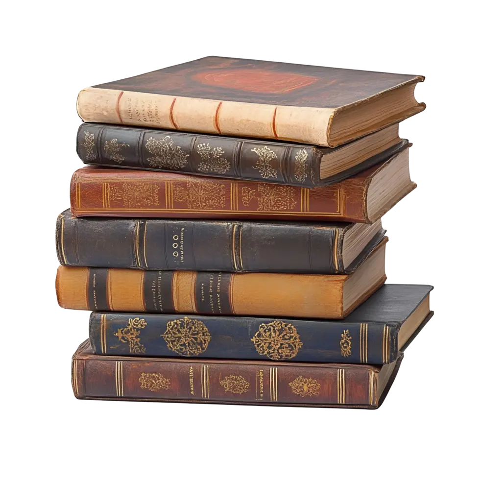 تکتک کتابهای قدیمی که نشاندهنده دانش و تجربه هستند