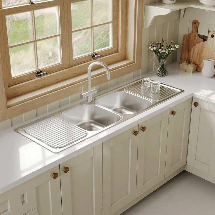 لگن آشپزخانه زیرکابینت با طراحی مدرن و یکپارچه