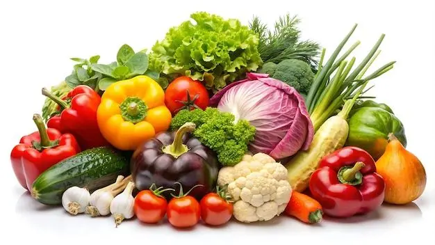 سبزی‌های تازه برای دلمه