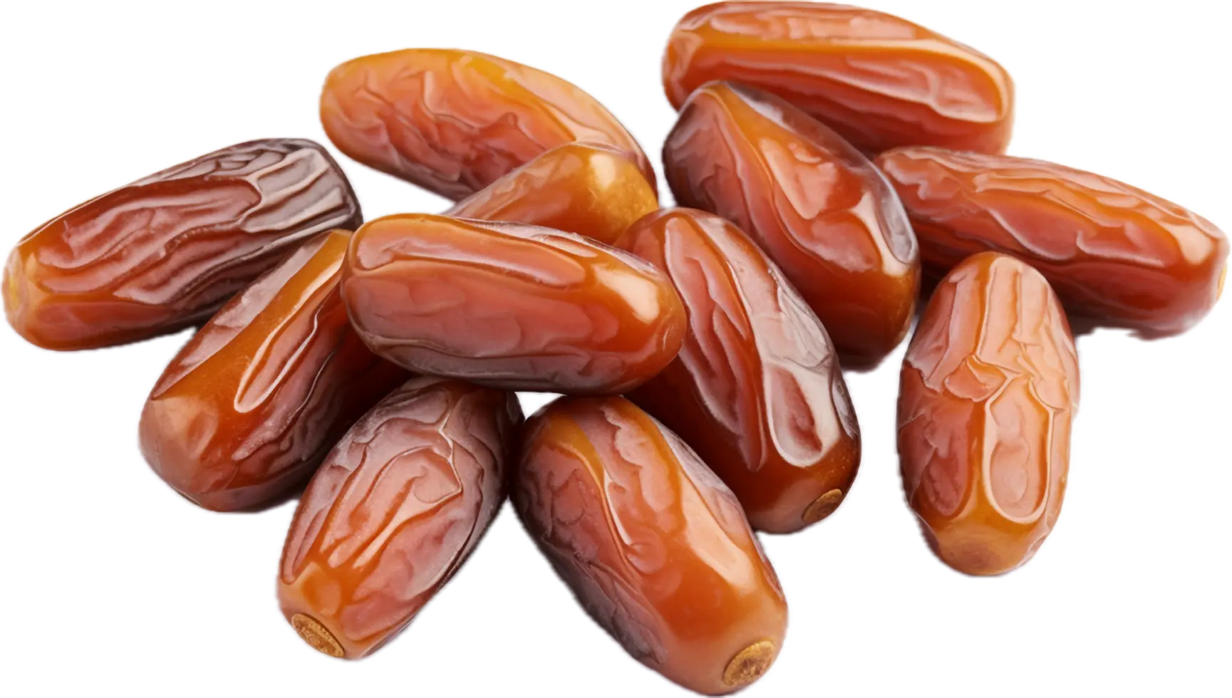 خرماهای خشک شده در یک ظرف شیشه‌ای