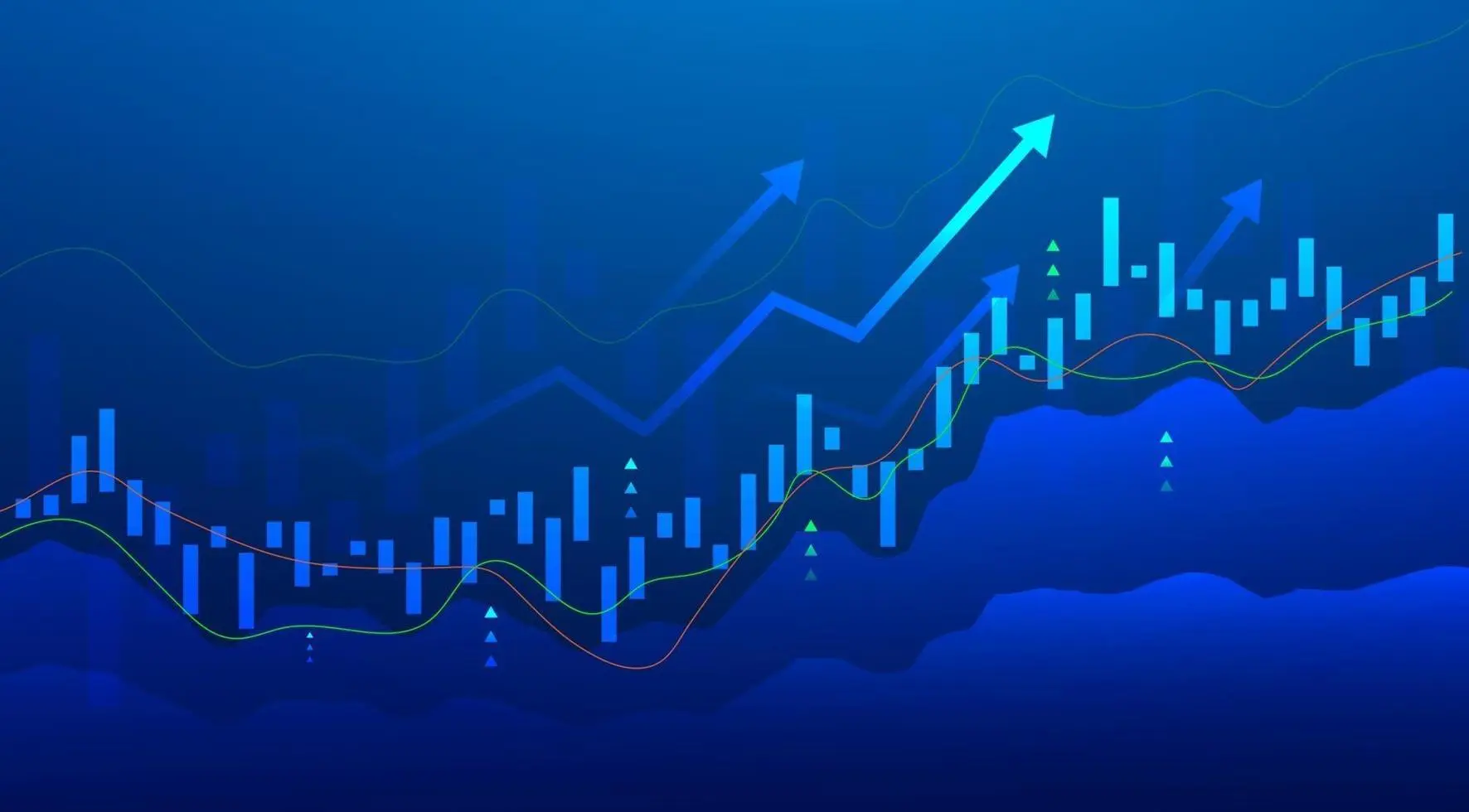 نمودار قیمت سهام در بازار سرمایه