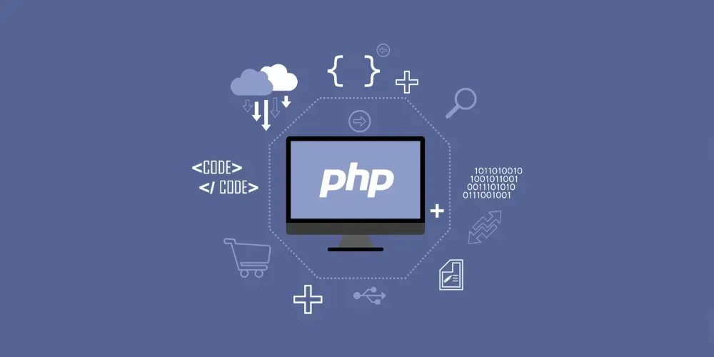 نمونه کد PHP در میان کدهای HTML برای ایجاد صفحات دینامیک