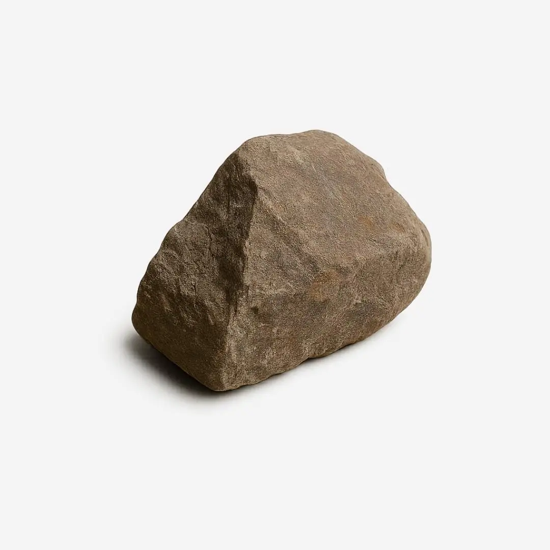 نمونه‌ای از نمای ساختمان با سنگ گرانیت و سنگ آهک که نشان‌دهنده هماهنگی با سبک معماری است
