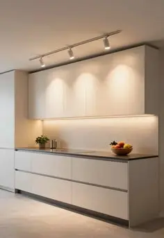 چراغ‌های مستقل و داخل کابینت در آشپزخانه