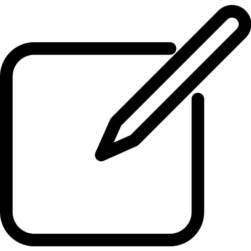 دکمه ویرایش در یک برنامه کامپیوتری