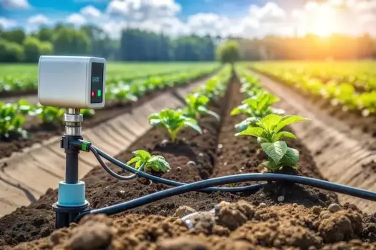 سیستم آبیاری هوشمند زیرزمینی برای گلدان‌های بزرگ