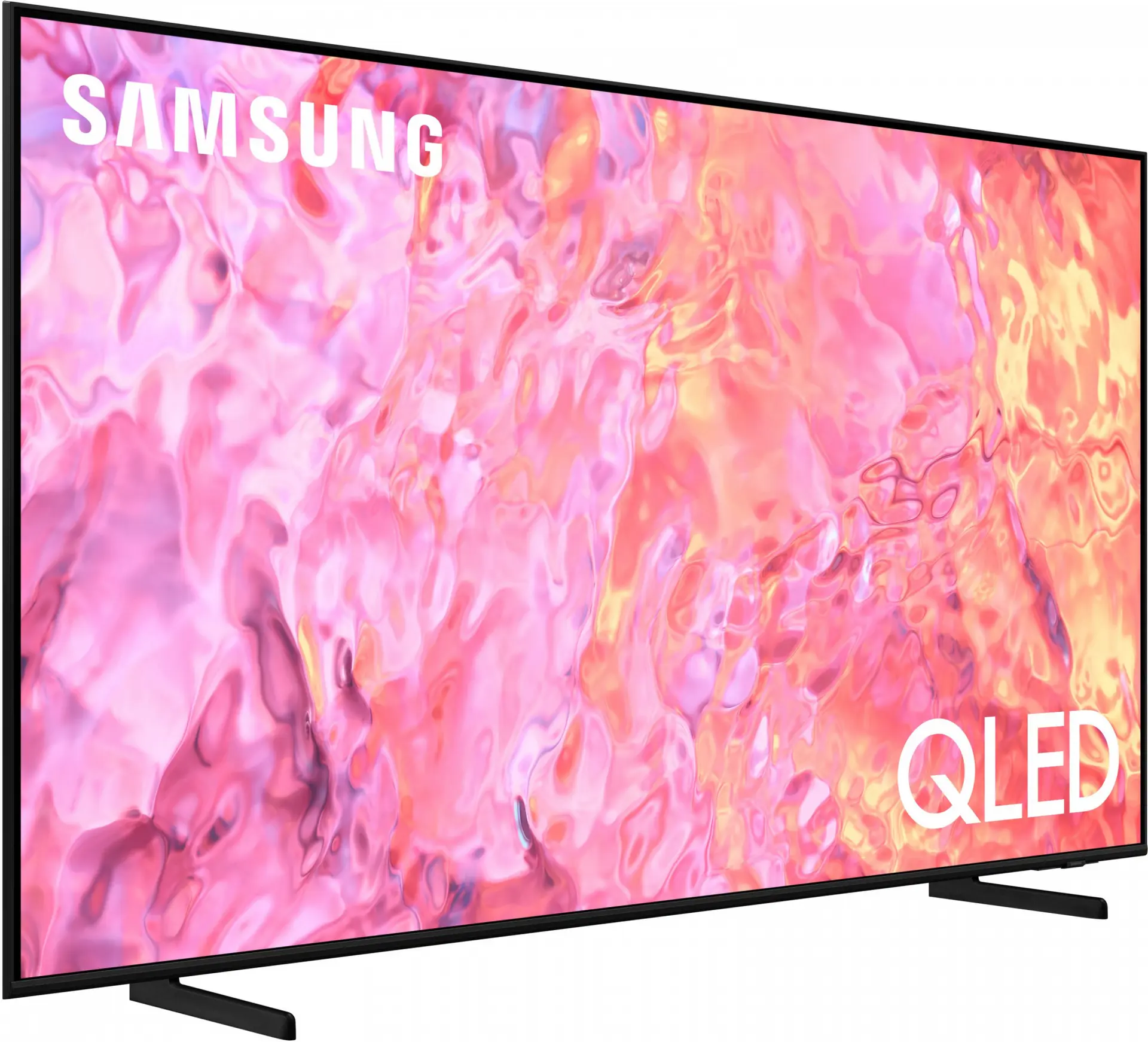 نمونه تلویزیون QLED با کیفیت تصویر بالا و طراحی ساده