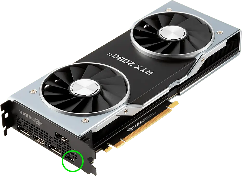 کارت گرافیک RTX 5080 در کنار سیستم خنک‌کننده