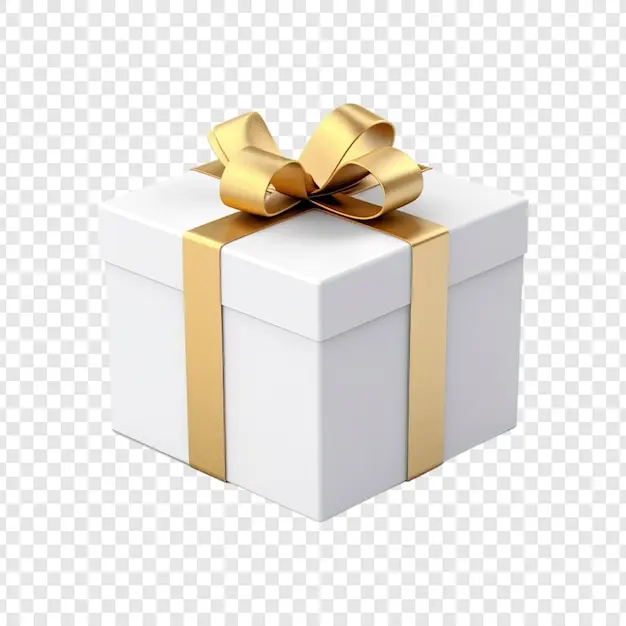 باکس هدیه پلاستیکی شفاف با نوار زیبا و طراحی ساده